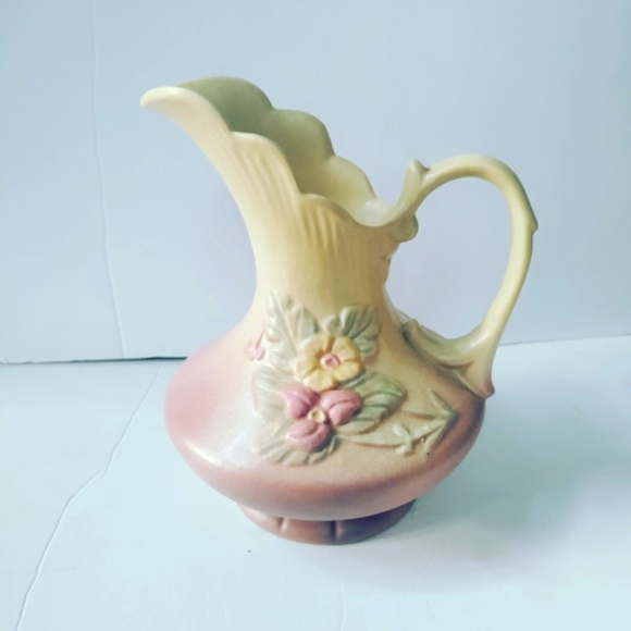 1940's Hull Art Pottery Wildflower Vintage Pitcher Vase - Picture 1 of 12